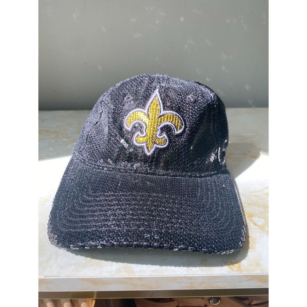 Rare New Era Victoria's Secret VS PINK New Orleans Saints Sequin Bling Hat